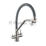 Смеситель для кухни с переключением фильтра SUS127GY-016F-015 ø35
