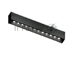 Светильник светодиодный трековый для шинопровода Magnetic Ambrella light GL1720 BK черный IP20 12W 4200K 220V 24° 232*25*42 (Без ПДУ)