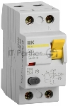 Выключатель дифференциального тока (УЗО) IEK MDV10-2-050-030 ВД1-63 2Р 50А 30мА IEK, вид 15