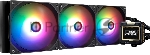 Водяное охлаждение для процессора Thermalright Frozen Warframe 420 ARGB (420мм, LED, Black, ARGB/Fans: 3x140мм, 88.7CFM, 29.8dBA, 1750RPM/Pump height 60мм, 23dBA, 3000RPM, Rad thickness 27мм/S: 1851, 1700, 1200, 115X, 2011, 2066, AM5, AM4)
