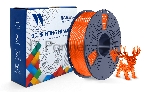 Филамент NVPrint PLA+ Trasparent Orange для 3D печати диаметр 1.75мм длина 330 метров масса 1 кг
