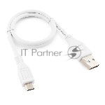 Кабель Gembird/Cablexpert AM/microBM 5P, 0.5м, экран, белый, пакет