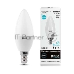 Лампа светодиодная LED Gauss 8Вт E14 220В 4100К Elementary свеча 33128