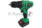 Дрель-шуруповерт Zitrek Greenpower 12-Li, 12 В, 1,5 Ач, 32 Нм, щеточный
