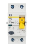 Выключатель дифференциального тока (УЗО) IEK MDV10-2-050-030 ВД1-63 2Р 50А 30мА IEK, вид 13