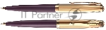 Ручка шариковая Parker 51 Deluxe (CW2123518) Plum GT M черн. черн. подар.кор.