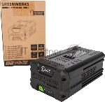 Аккумулятор GreenWorks 82V (модель G82B5) (2914607) - это литий ионная (Li-ion) батарея, силой тока 5 ампер/час и выполненная по самым передовым технологиям.Применяется в линейке всех устройств Greenworks 82V Coммercial.Аккумулятор состоит из ячеек производства японской компании LG. Ячейки этого производителя обладают самыми высокими показателями по емкости и выдаваемому напряжению, и относятся к классу A++. Батарея снабжена специальной платой управления, благодаря которой ячейки заряжаются и разряжаются равномерно и одновременно, что значительно продлевает срок жизни аккумулятора (среднее время 7 лет), а также отсутствует эффект потери мощности инструмента при разряде. Для надежной работы аккумулятор снабжен чипом, который защищает его от перезаряда, перегрева и глубокого разряда.Благодаря высокотехнологичным ячейкам, плате управления и защитному чипу, аккумулятор обладает долгим сроком службы - до 2000 циклов заряда-разряда. Корпус - ударопрочный, с прорезинен, вид 5
