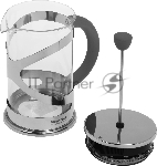 Френч-пресс Rondell Crystal Grey RDS-839, 0.8 л, серый, вид 16
