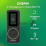 Плеер Flash Digma R4 8Gb черный/0.8"/FM/microSDHC/clip