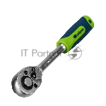 Ключ-трещотка Сибртех 1/2", 45 зубьев, с быстрым сбросом, матовый хром