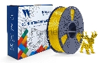 Филамент NVPrint PLA+ Trasparent Yellow для 3D печати диаметр 1.75мм длина 330 метров масса 1 кг
