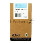 Картридж струйный Epson C13T603500 светло-голубой для Epson St Pro 7800/9800/7880/9880 (220мл)