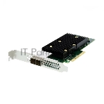 HBA-адаптер Broadcom SAS 9400-8e SGL (05-50013-01/03-50013-16008) PCIe 3.1 x8 LP, Tri-Mode SAS/SATA/NVMe 12G HBA, 8port(2*ext SFF8644), 3408 IOC