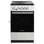 Плита электрическая De Luxe 506004.04ЭС-010 серебристый, конфорок 4 шт, духовка 60 л, 50 см x 87 см x 60 см