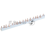 Шина соединительная типа PIN штырь 4Р 100 А 1 м Rexant
