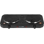Плита настольная электрическая Blackton Bt HP218B черный, 2 кВт, ТЭН, конфорки - 2, эмаль, поворотные переключатели