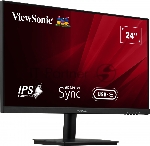 Монитор 23.6" ViewSonic VA2409-MHU IPS 1920x1080, 75 Гц, 3 мс, 16:9, 250 кд/м2, 1xHDMI, 1хUSB-C, 1xVGA, черный
