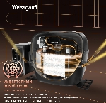 Холодильник Weissgauff WCD 450 Bru Steel Glass NoFrost Inverter матовая сталь трехкамерный 287/163л морозилка снизу, No Frost, Side by Side, вид 22