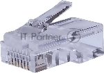 Коннектор Suprlan 10-0209-1, UTP cat.5e RJ45, прозрачный, 10шт