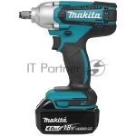 Гайковерт Makita DTW190RME ак, 18В,2х4Ач Li-ion,0-3000у\м,190Нм,квадр1\2",1.4кг,чем,подсв,М8-М16, вид 3