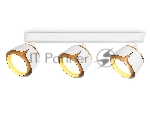 Светильник Ambrella light TN71235/3 WH/GD белый/золото GX53/3 380*100*147