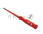 Отвертка FIT 55804изолированночкая crv 1000 в 6.5 х 150мм ''шлиц''