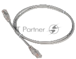 Патч-корд LANMASTER TWT UTP cat.5e, с заливными колпачками, 20.0 м, серый