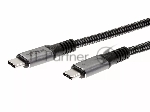 Кабель Thunderbolt4/USB4 Type-C, 5K@60Hz, 40Gbps, PD 100W, 5A, VCOM, 1.2м CU540M-1.2M