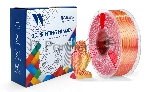Филамент NVPRINT Silk PLA+ Red/Gold для 3D печати диаметр 1.75мм длина 330 метров масса 1 кг