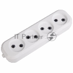Колодка 4 гнезда без заземления Rexant