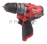 Дрель-шуруповерт Milwaukee M12 FPDXKIT-202, 12 В, 2 Ач, 37 Нм, бесщеточный, ударный