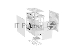 Корпус без блока питания Case HYTE Y40, Midi-Tower, TG, no fans, 2xUSB-A 3.2, 1xUSB Type-C, ATX, mATX, mITX Snow White