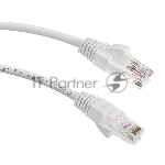 Патч-корд LANMASTER UTP LAN-PC45/U5E-1.0-WH вилка RJ-45-вилка RJ-45 cat.5е 1м белый LSZH (уп.:1шт)