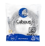 Шнур коммутационный Cabeus, кат. 5е, неэкр., U/UTP, RJ45/RJ45, LSZH, AWG24 10м, серый
