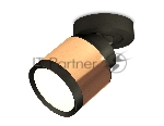 Светильник Ambrella Light XM8122001 PPG/SBK/PBK золото розовое полированное/черный песок/черный полированный GX53
