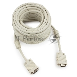 Кабель Gembird/Cablexpert VGA Premium,15M/15M,15м, тройн. экран,феррит. кольца,пакет