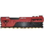 Оперативная память Patriot Viper Elite II, DDR4, 8GB (1x8 GB), 2666 MHz, CL16, DIMM, радиатор, красный