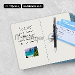 Блокнот Moleskine CAHIER JOURNAL CH013B44 Pocket 90x140 мм, обложка картон, 64 страниц, нелинованный, голубой (3 шт), вид 6