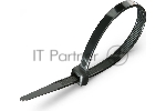 Нейлоновые стяжки Fortisflex КСС 8х300 черный 100 штук