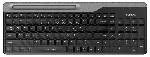 Клавиатура беспроводная A4Tech Fstyler FBK25, USB, Bluetooth/Радиоканал, черный/серый