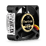 Вентилятор для корпуса ExeGate ExtraSilent ES03010S3P черный, 30 мм, 10000 об/мин, 27 дБ, 3 pin