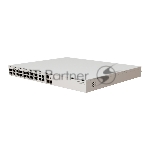 Коммутатор MikroTik CRS520-4XS-16XQ-RM Cloud Router Switch with Quad-Core AL52400 2 GHz CPU, 4 Gb RAM, 98CX8410 switch chip, 2 x 10G Eth ports, 4 x 25G SFP28 ports, 16 x 100G QSFP28 ports, RouterOS L5, 1U rackmount enclosure, dual hot-swap PSU, 4 x hot-swap fans