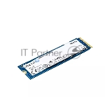 Накопитель SSD Kingston NV3, 500Gb, M.2 2280, PCIe 4.0 x4, NVMe, R/W 5000/3000