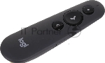 Презентер Logitech R500s Graphite черный, Bluetooth + 2.4 GHz, USB-ресивер, 3 программируемых кнопки, лазерная указка