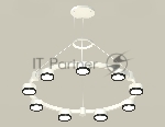 Светильник Ambrella light XR92031801/9 SWH/PBK белый песок/черный полированный GX53 (A9203, C9241, N8113)