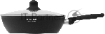 Сковорода Rondell Frank RDA-1374, круглая 28см, покрытие: Xylan Plus ручка несъемная (с крышкой), черный, вид 7