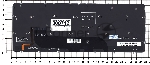 Клавиатура для ноутбука Dell XPS 12 13 черная с подсветкой