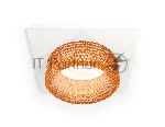 Комплект встраиваемого светильника Ambrella light XC6520044 SWH/CF белый песок/кофе MR16 GU5.3 (C6520, N6154)