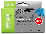 Картридж струйный Cactus CS-CLI471XLC голубой (10.8 мл) для Canon TS5040/MG5740/MG6840/MG7740