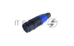 Комплект кабельных разъемов Wize WSKONF-4P-5 SpeakON 4 pin, (розетка), 5 шт. в комплекте